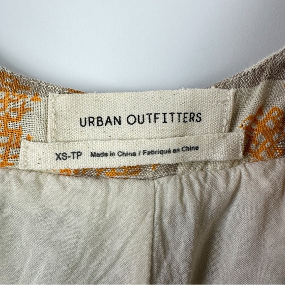 URBAN OUTFITTERS Bianca Linen Blend Midi Dress - Picture 3 of 4